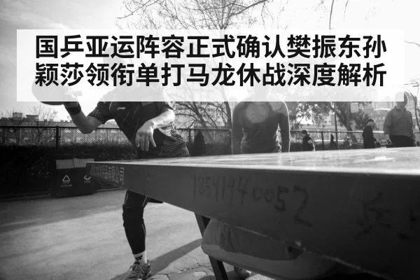 国乒亚运阵容正式确认樊振东孙颖莎领衔单打马龙休战深度解析